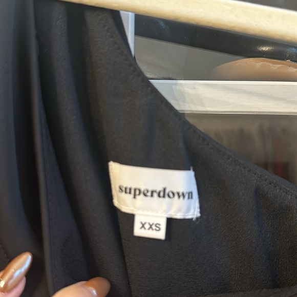 Superdown Keyonne Mini Dress in Black NWT XXS - Picture 5 of 5